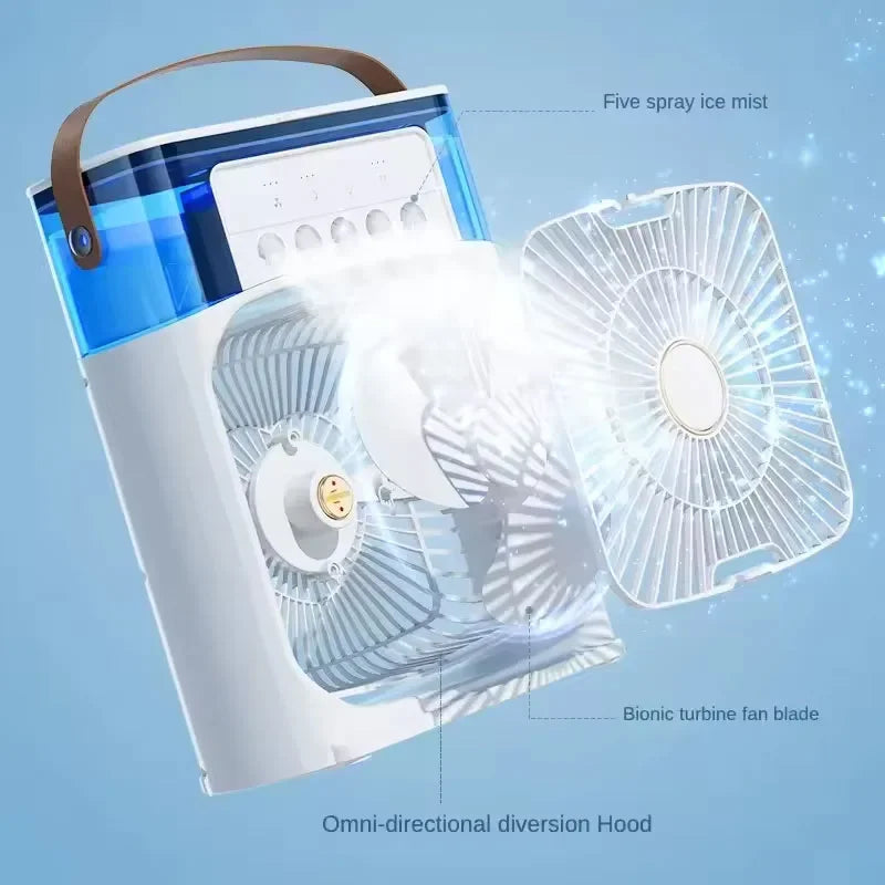 BreezeGlow™ 3-in-1 Mini Air Cooler